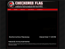 Tablet Screenshot of checkeredflagdriving.com